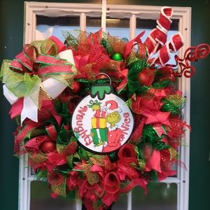 Grinch wreath